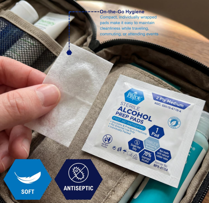 500 ct. Alcohol Prep Pads
