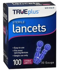100 ct. 30G TruePlus Lancets