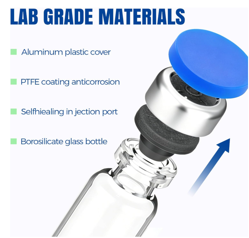 Sterile Empty Glass Vials, Airtight, Sealed w/Self Healting Port