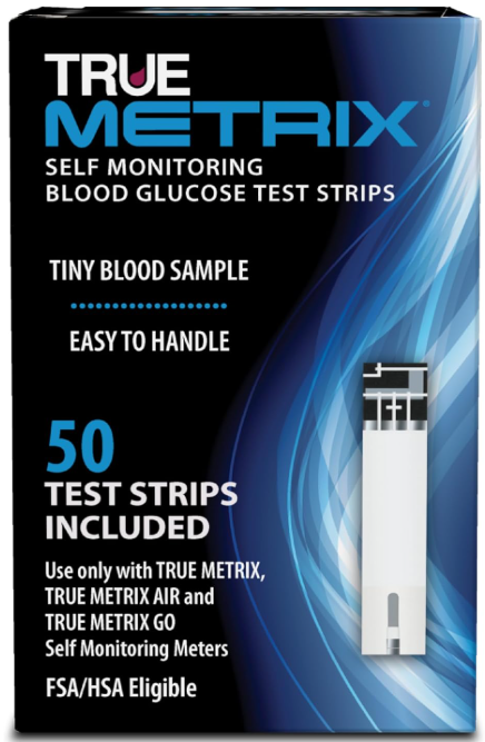 50 Ct. TRUE METRIX Self Monitoring Blood Glucose Test Strips