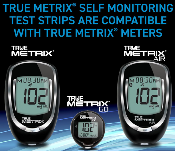 50 Ct. TRUE METRIX Self Monitoring Blood Glucose Test Strips